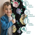 thumbnail image 3 of Blackout Kids Curtains,Pioneer Flower Floral Print Pattern Childrens Insulated Curtains Set Of 2,Bedroom Essentials,Toddler Room Decor 42"x54", 3 of 5