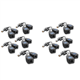 thumbnail image 1 of 10Pairs CCTV Coax BNC Video Power Balun Transceiver to CAT5E 6 RJ45 Connector Coaxial/Analog HD Pair Transmitter, 1 of 7