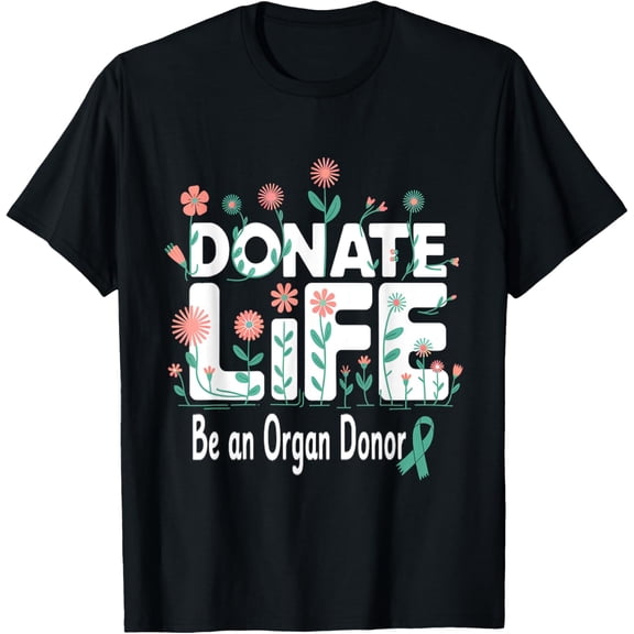 Exquisite and comfortable-Donate Life Be An Organ Donor Awareness Green Ribbon Mens T-Shirt