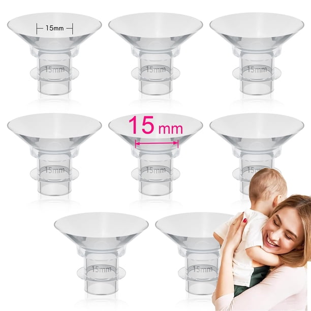 Inserto de brida para extractor de leche LOZAEVE de 15 mm para Momcozy S9 Pro