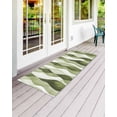 thumbnail image 2 of Sage Green Ripple Front Door Mat Abstract Gradient Watercolor Modern Welcome Doormat Indoor Outdoor Entrance Floor Mat Non-Slip Washable Runner Rug for Front Porch Decor 18x47 Inch, 2 of 6