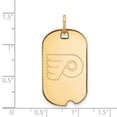 thumbnail image 2 of Women's Philadelphia Flyers Gold Plated Small Dog Tag, 2 of 4