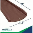 thumbnail image 2 of Amerimax 3011 24" Inch x 11" Inch x 2" Inch Brown Vinyl Downspout Splash Block, 2 of 2