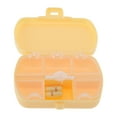 thumbnail image 2 of Unique Bargains 1 Pc Pill Case 6 Grid Portable Mini Pill Box Yellow, 2 of 6