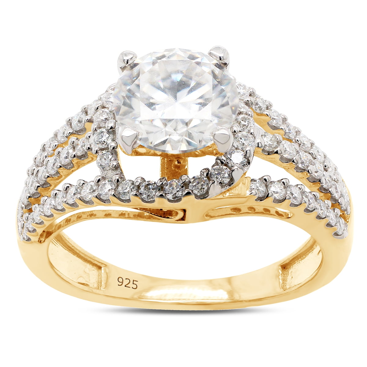 2ct Round Cut Solitaire VVS1 G H Color Wedding Vintage Classic Engagement Ring 