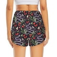 thumbnail image 3 of Picia Snakes And Snake Fruit Pattern Women's 2 in 1 Athletic Running Shorts High Waisted Workout Casual Gym Sweat Shorts with Comfy Liner Zipper Pockets-XX-Large, 3 of 9