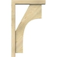 thumbnail image 3 of Ekena Millwork 4"W x 18"D x 30"H Westlake Block Rough Sawn Bracket w/ Offset Brace, Douglas Fir, 3 of 25