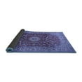 thumbnail image 2 of Ahgly Company Indoor Round Medallion Blue Traditional Area Rugs, 3' Round, 2 of 4