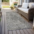 thumbnail image 6 of Addison Rugs Chantille Indoor/Outdoor Transitional Diamond Gray Washable Runner Rug, 2'3" x 7'6", 6 of 6
