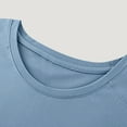 thumbnail image 6 of Fashion YLSDY Moisture Wicking Shirts for Men Short Sleeve Workout Quick Dry Active Wear Athletic T-Shirt with Chest Zipper Pocket Light Blue XXL, 6 of 8