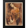 thumbnail image 2 of Amrhein, Elvira 15x18 Black Modern Framed Museum Art Print Titled - Harlequin, 2 of 5