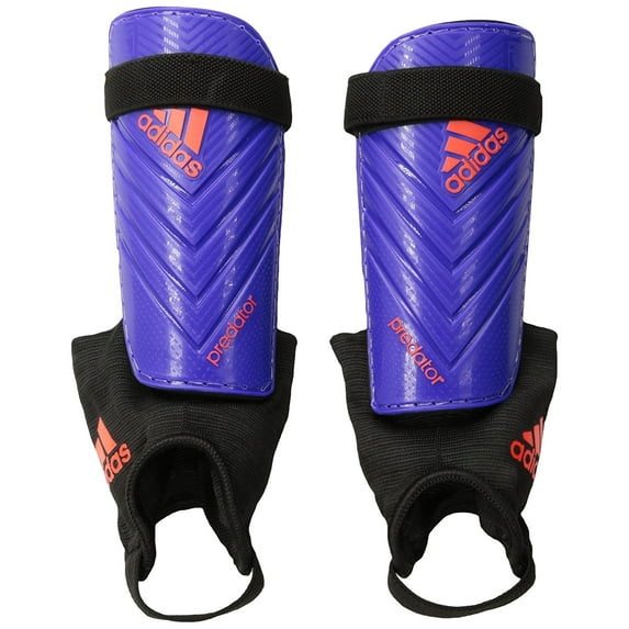 adidas Predator Club Shin Guard,Night Flash Purple/Solar Red, Large