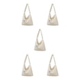 thumbnail image 2 of kurtrusly Handbag For Any Occasion Any Outfit Practical Gifts Canvas Shoulder Bag beige 5Set, 2 of 6