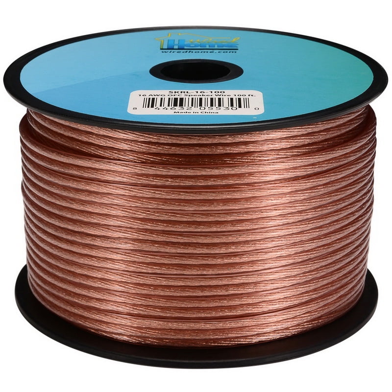 Wired Home SKRL16100 16 AWG OFC Speaker Wire 100 ft.