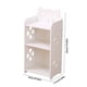 thumbnail image 2 of Mesita de noche de PVC blanco con cajón, organizador de almacenamiento de revistas, 19.69x9.45x6.69 pulgadas, muebles de dormitorio impermeables fáciles de limpiar, una sola pieza, 2 of 5