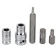 thumbnail image 2 of 40Pcs Star Spline Hex Socket Bit Set, 1/2" & 3/8" Square Drive with Blue Tool Box, Hand Tool for Auto Repair, 2 of 3