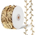 thumbnail image 2 of EeaseCA 1 Roll Leaf Ribbon Garland Artificial Vine Decoration Wreath Making Leaf Ribbon Fabric Leaf String Greek Party Decorations 30, 2 of 9