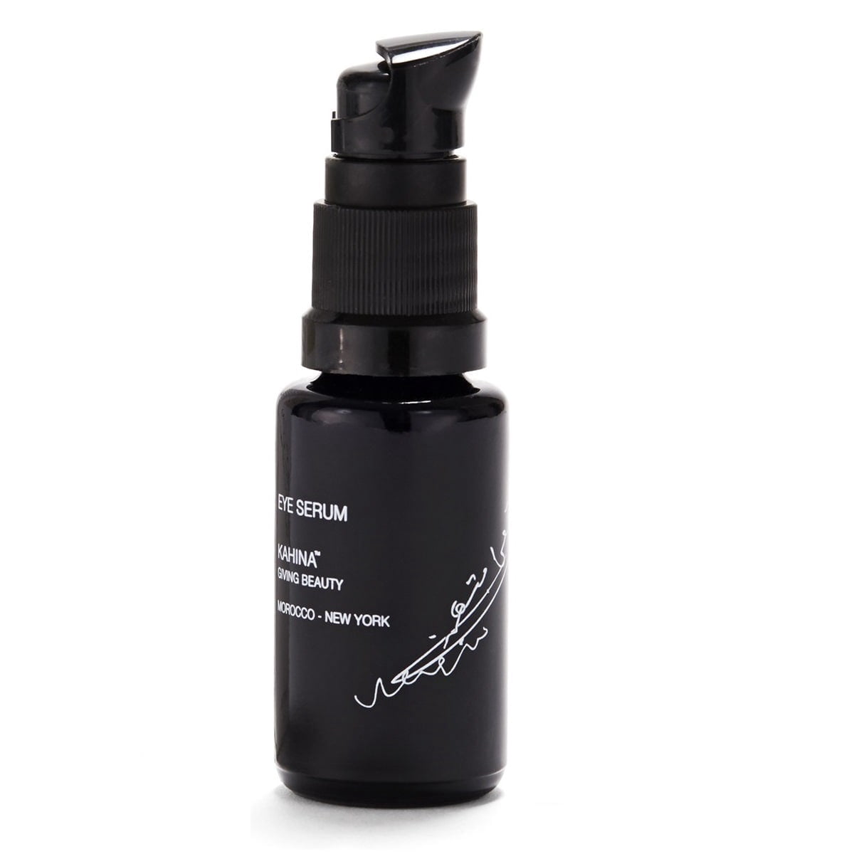 Kahina Eye Serum for Dark Circles, Eye Bags, and Puffiness - 0.5 fl oz - Light, Fast-Absorbing Under Eye Serum Reduces Fine Lines and Wrinkles - Anti Aging Serum Manufactured in the USA
