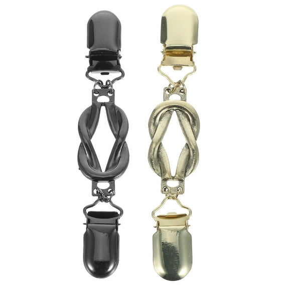 ROSENICE 2Pcs Vintage Dress Cinch Clip For Sweaters 4.72X0.83X0.20In