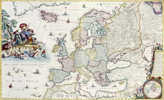 Map Of Europe Canva