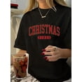 thumbnail image 1 of Camiseta Básica para Mujer Verano TranspirableVintage-Inspired Geometric Print T-Shirt for Women - Casual Crew Neck, Short Sleeve, Polyester Blend, Machine Washable - Perfect for SummerFather's Day,, 1 of 6