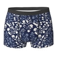 thumbnail image 6 of Men's Boxer Briefs, Plant print Soft Comfy Mens Underwear Boxer Briefs Breathable With Widen Waist, 6 of 7