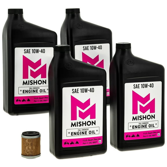 Mishon Engine Oil Change Kit for Yamaha Warrior Wolverine 350 Kodiak 400 MK1012795