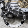 thumbnail image 4 of Ceramic Watch Bezel Insert, Replacement Accessory For Watchmakers, Wear  And Scratch , Clear Digit Scale , Luminous Beads, Simple Operation, Portable, 4 of 8