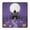 Halloween-205, variant on Halloween Themed Elastic Edge Tablecloth 34x34 Inch Square - Features Festive Ghosts and Pumpkins Pattern for Party Decor