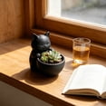 thumbnail image 6 of MMJ Plants Planter Cat Hugging Bowl Cute Flower Pot with Drainage Hole for Desk Indoor Plant 3.5x2.4x2.8in, 6 of 6