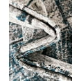 thumbnail image 3 of Unique Loom Valencia Collection Area Rug - Mestalla (7' 10" x 10' Rectangle Gray Blue/Black), 3 of 6