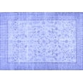 thumbnail image 1 of Ahgly Company Indoor Rectangle Abstract Blue Contemporary Area Rugs, 6' x 9', 1 of 4