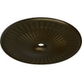 thumbnail image 3 of 51"OD x 3 5/8"ID x 3 3/8"P Galveston Ceiling Medallion (Fits Canopies up to 5 7/8"), Hand-Painted Green Gold, 3 of 6