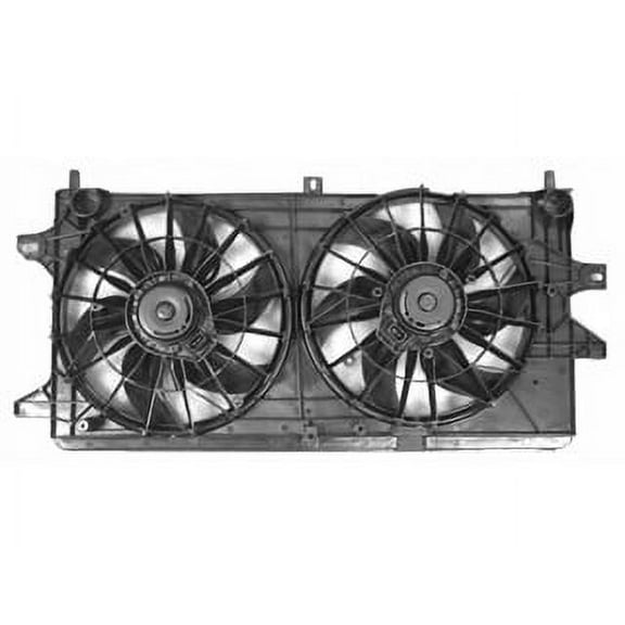Radiator Dual Cooling Fan Assembly for 04-09 Grand Prix Impala Monte Std Cooling RFA83352
