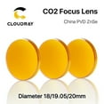 thumbnail image 3 of PVD ZnSe CO2 Laser Focus Lens 20mm Diameter FL 38.1mm to 101.6mm, 3 of 5