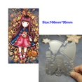 thumbnail image 2 of Recién llegado, troqueles de corte de metal con forma de ángel para niñas, para hacer tarjetas de felicitación, álbumes de recortes, plantillas navideñas de invierno, 2024, 2 of 5