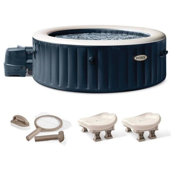 Intex PureSpa Plus Spa Gonflable Portable avec Trousse d'Entretien et 2 Sièges