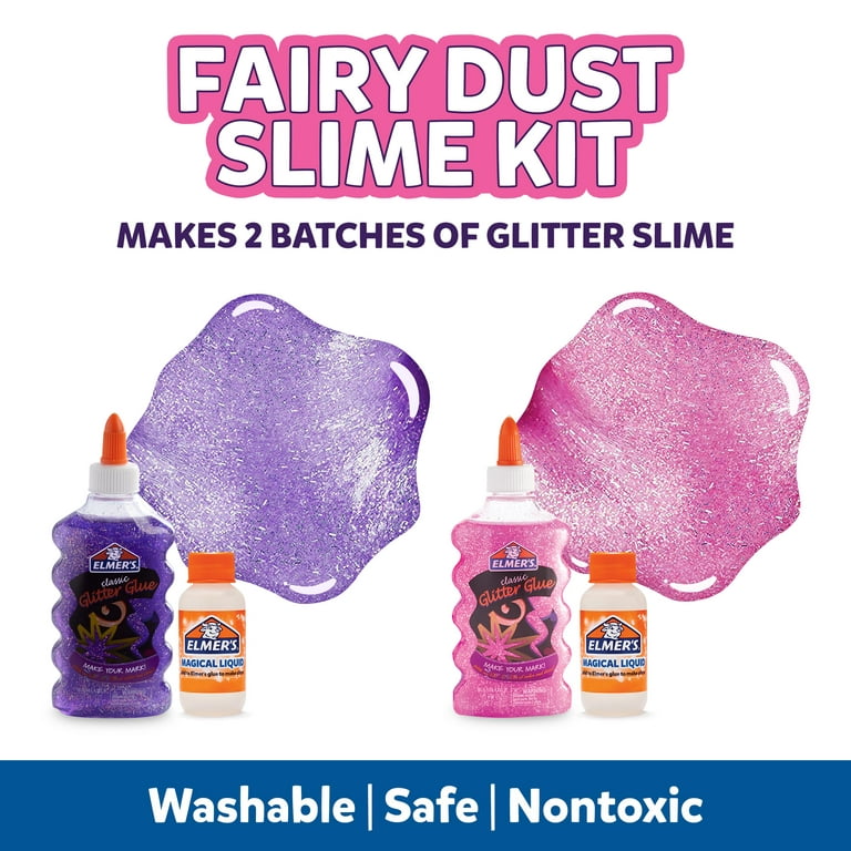 Elmer’S Celebration Slime Kit | Slime Supplies Include Assorted Magical  Liquid Slime Activators and Assorted Liquid Glues, 10 Count