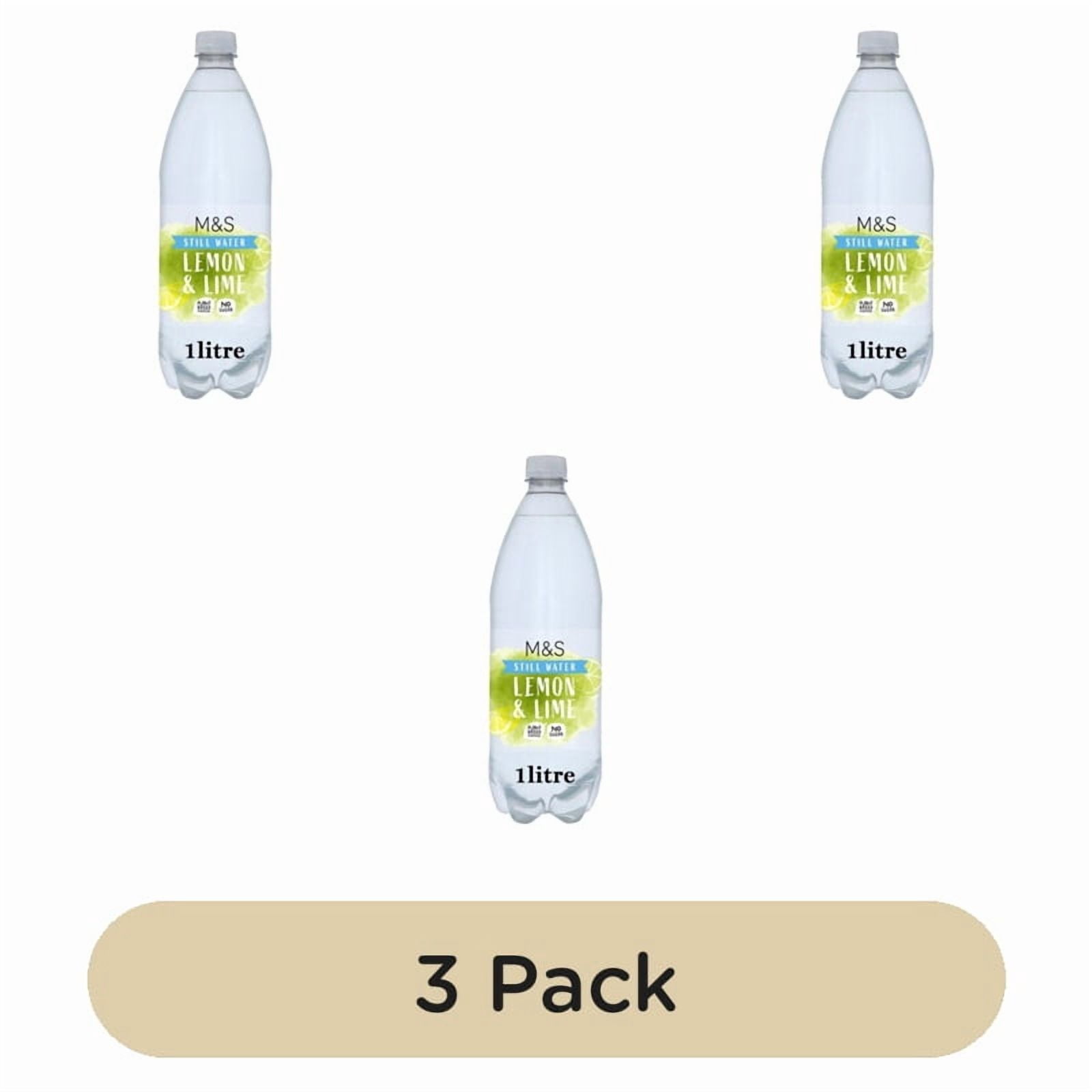M&S Still Lemon & Lime Water 1L, British Import (Pack of 3)