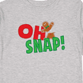 thumbnail image 4 of Inktastic Oh Snap Broken Gingerbread Boys or Girls Long Sleeve Toddler T-Shirt, 4 of 5