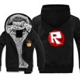 thumbnail image 5 of Game Sudadera gruesa con capucha Virtual World chaqueta con cremallera periférica de animé ropa de moda regalos de cumpleaños, 5 of 5