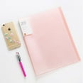 thumbnail image 3 of Expandable File Clear Book Display Book Presentation With Plastic Sleeves 40 Pocket Bound Presentation Book Art Portfolio Folder A4 S Yellow Japan (RA 40Y), 3 of 3