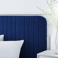 thumbnail image 3 of Modway celine channel Tufted Performance Velvet Platform Bed, King, Navy, 3 of 9