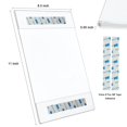 thumbnail image 2 of Wbtran Soporte para carteles de acrílico transparente para montaje en pared de 8,5 x 11 pulgadas con marco acrílico adhesivo de cinta 3M para oficina, hogar, tienda, restaurante, sin perforación (paqu, 2 of 5