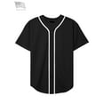 thumbnail image 2 of Hat and Beyond Men's Baseball Jersey Button Down Athletic Uniform, 2 of 4
