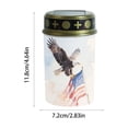 thumbnail image 3 of PEIBang Eagle Flag Cemetery Solar Light,Waterproof Solar Grave Light for 4th of July Independence Day Cemetery Decorations, 3 of 6