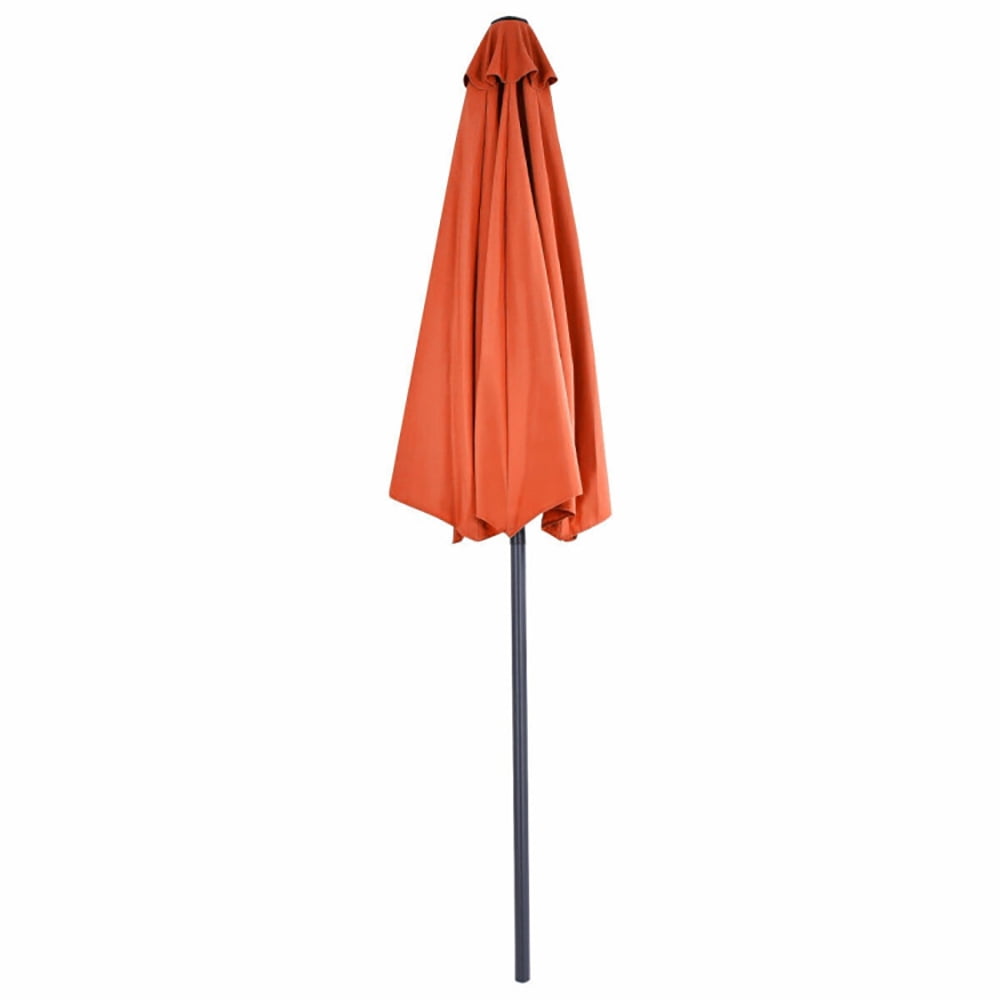 Aimee Lii 9Ft Patio Bistro Half Round Umbrella, Table Umbrella Outdoor Patio, Orange Aimee Lii 9Ft Patio Bistro Half Round Umbrella, Table Umbrella Outdoor Patio, Orange
