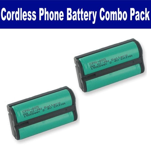 2 x EM-CPB-403D Batteries Synergy Digital Cordless Phone Batteries Works with Vtech t2350 Cordless Phone Combo-Pack Includes
