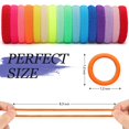 thumbnail image 3 of JIRIS 100 pcs No Break Hair Ties fitting Kit, and limited-time Starter Kit | Gentle for any hair type with no slipping or snagging Color mixing(Rainbow), 3 of 7