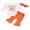 White, variant on Gupgi Newborn Girl Halloween Outfit Baby Long Sleeve Pumpkin Romper Orange Flared Pants Headband 2Pcs Clothes Set